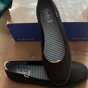 Keds Black ballet flats